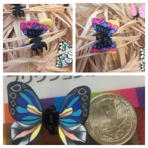Seven Butterfly Claw Hair Clips - Picture 2 of 11